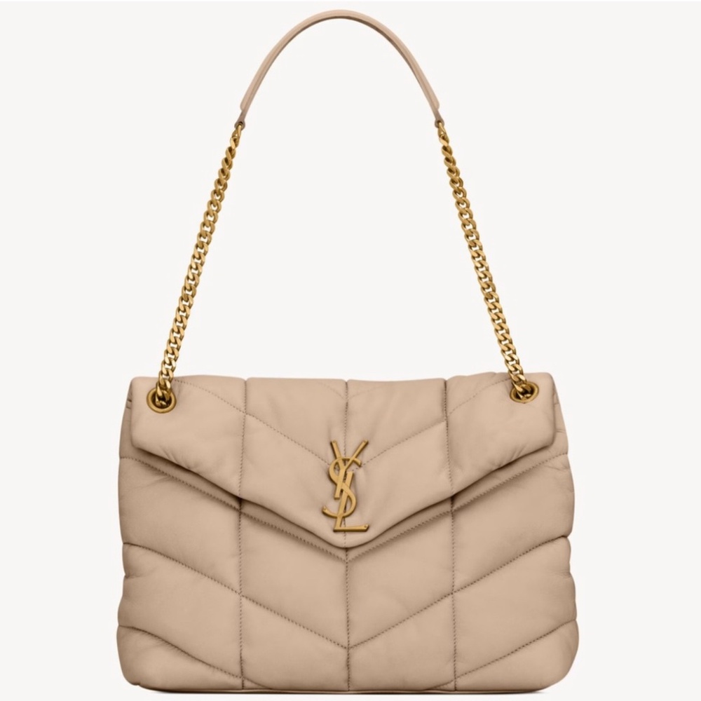 Saint Laurent Medium Puffer Shoulder Bag in Nappa Leather